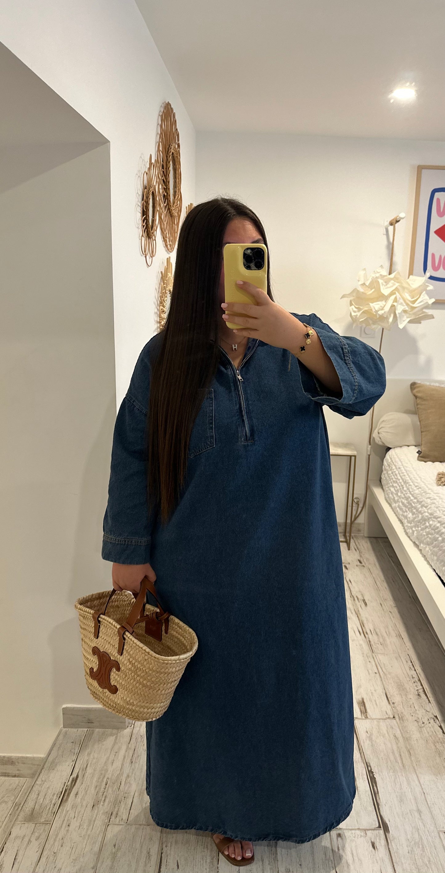 Robe en jean Mira