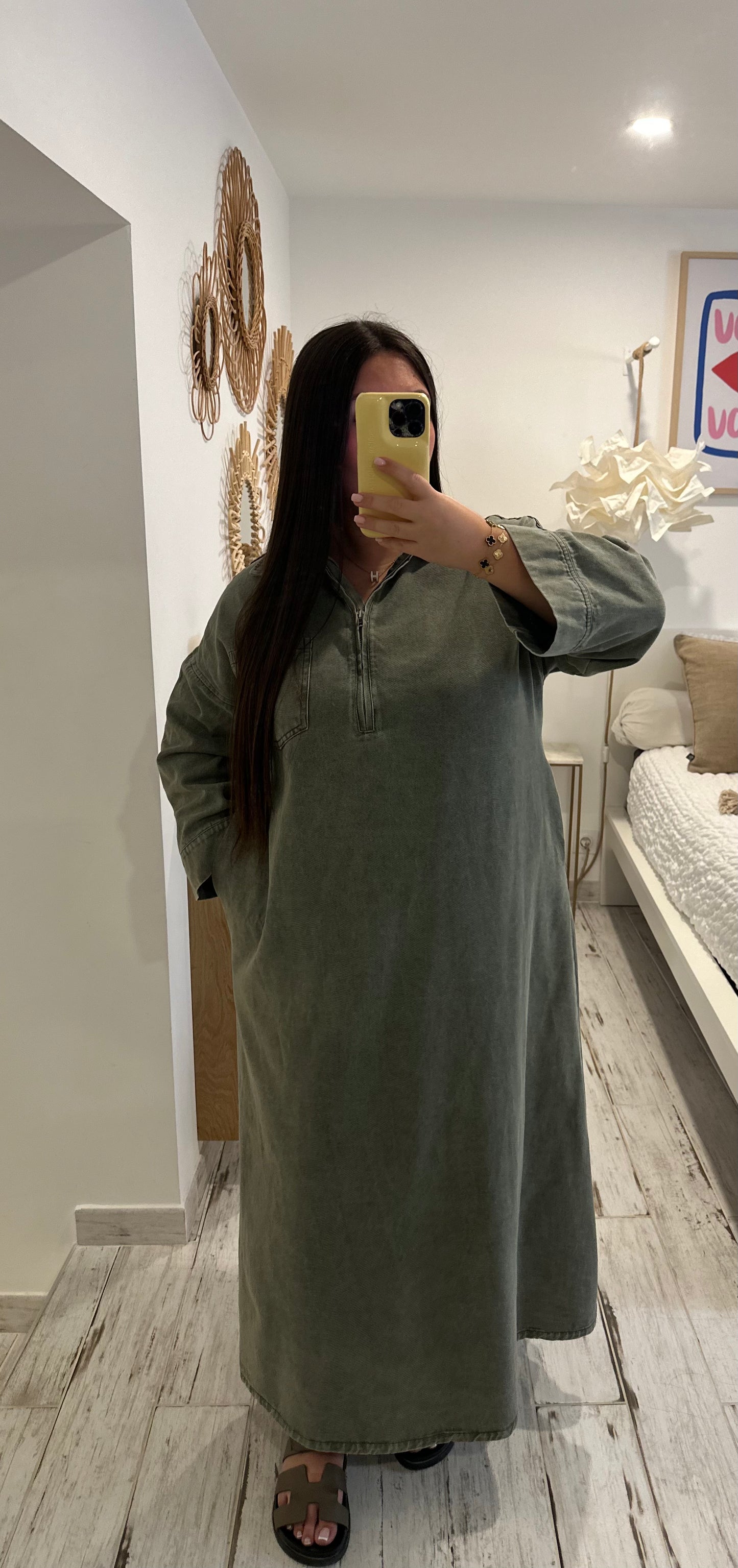 Robe en jean Mira