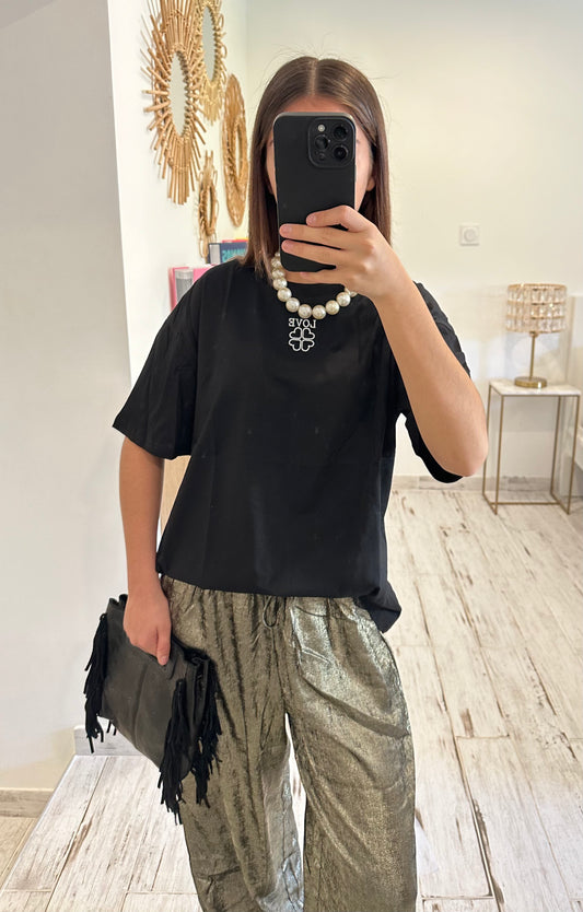 Tee-shirt Love Noir